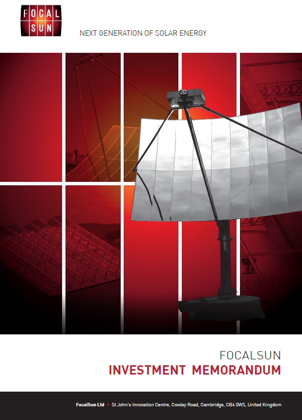 FocalSun - 34 Page Investment Memorandum