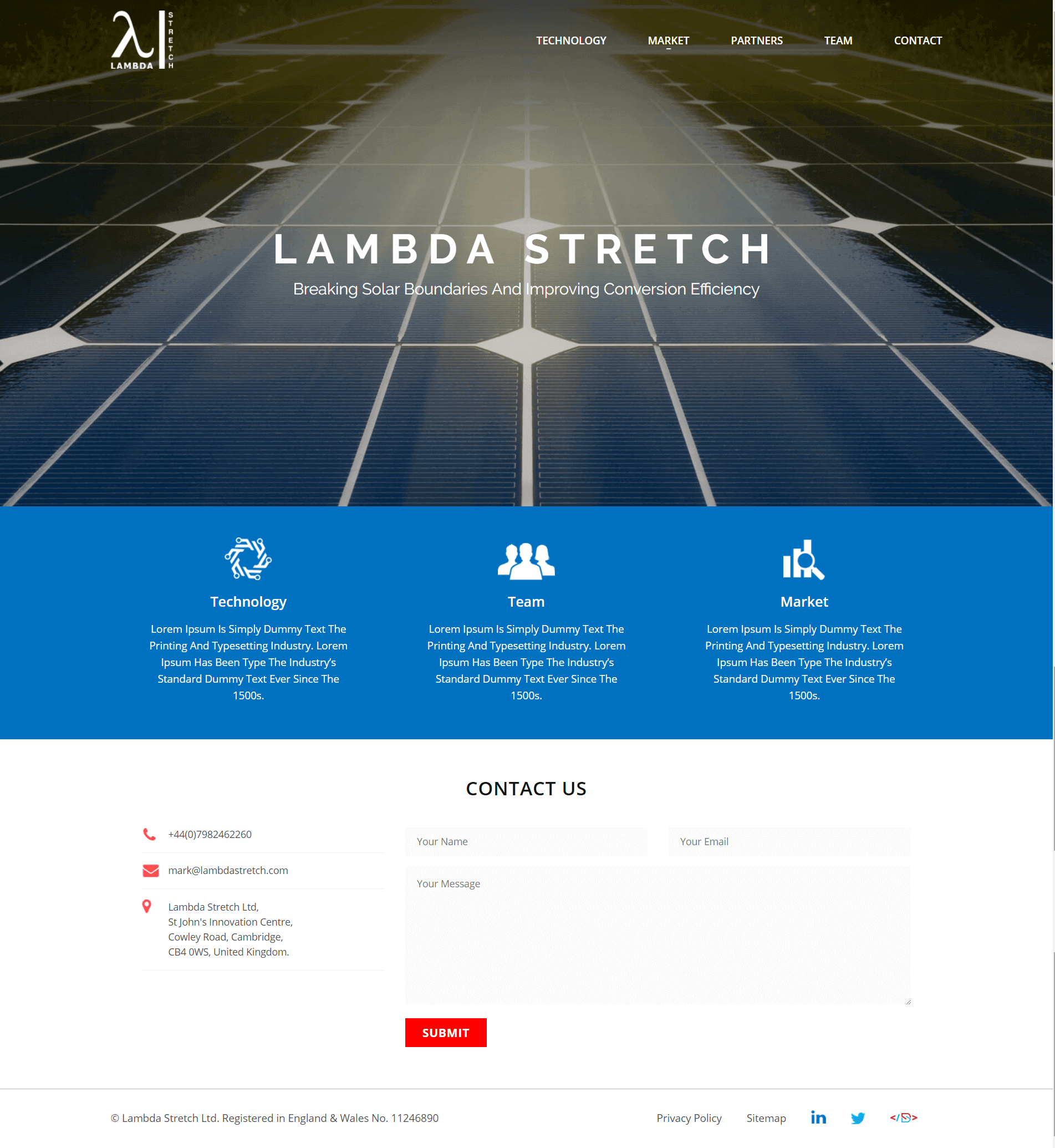 Lambda Stretch Homepage