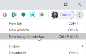 Incognito - Chrome